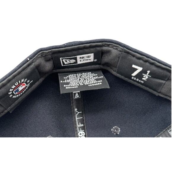 New Era 59fifty New York Yankees 96 WS Patch Fitted Hat Navy Men's 7-1/2 - Picture 7 of 7